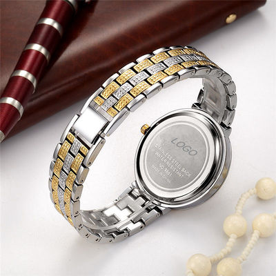 10bar Diamond Watch Womens argenté imperméable, PC21 or blanc Diamond Watch