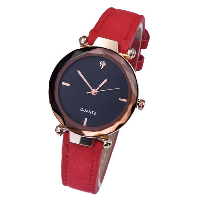 La vraie Diamond Watches For Women 23cm Legether bande de Laipute a équipé