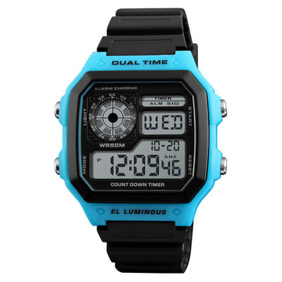 Digital et montre-bracelet analogue ont mené la montre de Digital unisexe de montre électronique