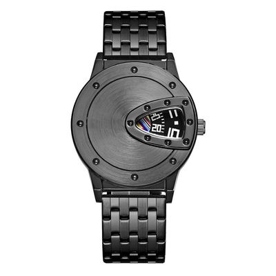 Le bord de miroir a personnalisé les montres des hommes gravés allient des montres d'homme