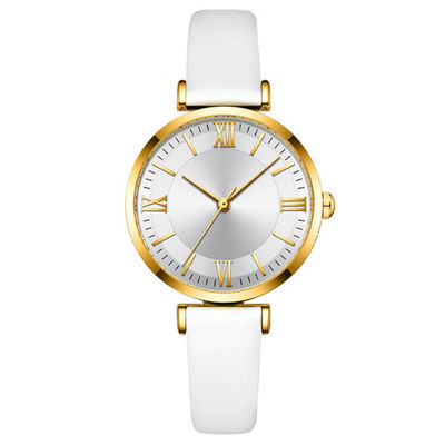 Le chronographe de montre-bracelet de quartz de femmes de Nonscratch observe 30M Life Waterproof