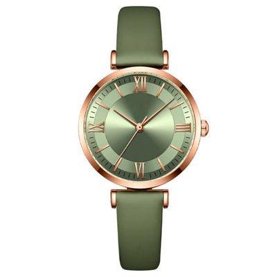 Le chronographe de montre-bracelet de quartz de femmes de Nonscratch observe 30M Life Waterproof