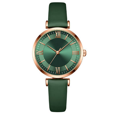 Le chronographe de montre-bracelet de quartz de femmes de Nonscratch observe 30M Life Waterproof