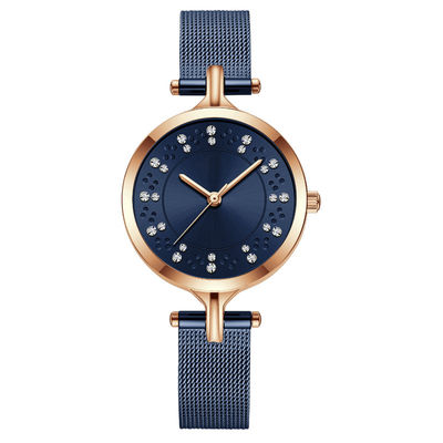3ATM Diamond Quartz Watch Vacuum Electroplating véritable imperméable Skinfriendly