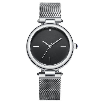 Diamond Quartz Watch Wearproof Corrosionproof véritable encroûté