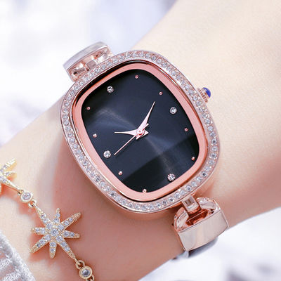 Montres de fausse pierre avec le 3ATM 10mm résistant à l'eau des femmes de diamants