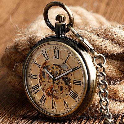 Montre de poche imperméable de quartz de collection du cru 1ATM Sapphire Material