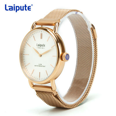 Montre-bracelet Laipute de Rose Gold Stainless Steel Quartz opaque