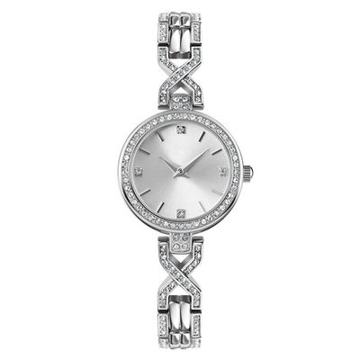 OEM Diamond Quartz Watch véritable, acier inoxydable Diamond Watch de 200mm