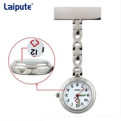 La montre FOB d'alliage pour les infirmières, 3ATM imperméabilisent les montres FOB de poche