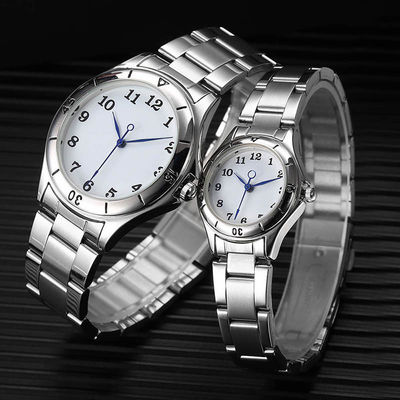 Montres assorties personnalisées pour la preuve de l'eau des couples 3bar