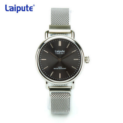 montre automatique d'acier inoxydable de 8.5mm, montre d'acier inoxydable du quartz des femmes