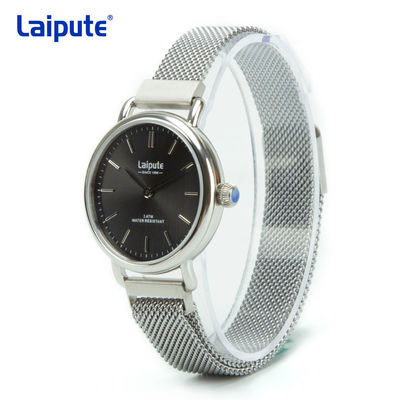 montre automatique d'acier inoxydable de 8.5mm, montre d'acier inoxydable du quartz des femmes