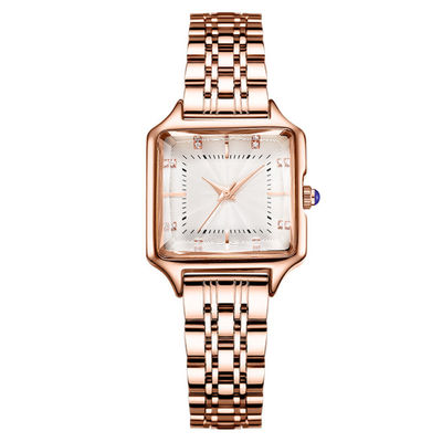 Le cru en spirale Diamond Quartz Watch 3ATM de couronne imperméabilisent