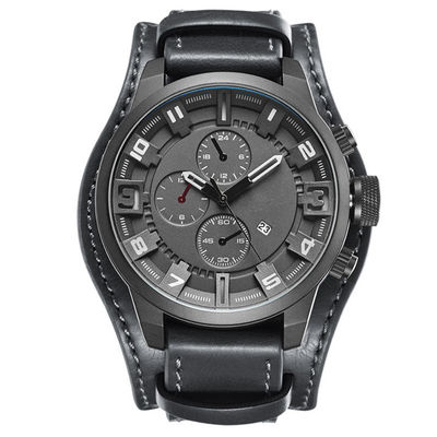 montre-bracelet mécanique automatique Nonwaterproof Multiusage de quartz d'alliage
