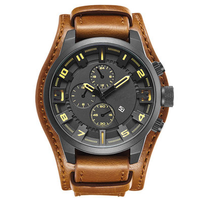 montre-bracelet mécanique automatique Nonwaterproof Multiusage de quartz d'alliage