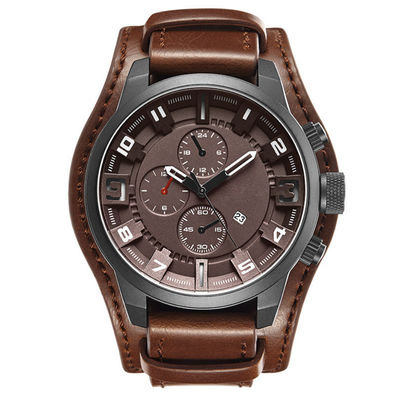 montre-bracelet mécanique automatique Nonwaterproof Multiusage de quartz d'alliage