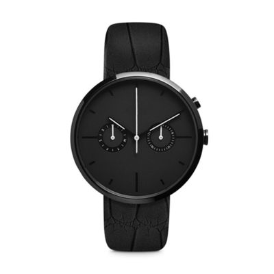le chronographe Matte Black Wrist Watch ROHS a approuvé 5atm imperméable