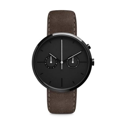 le chronographe Matte Black Wrist Watch ROHS a approuvé 5atm imperméable