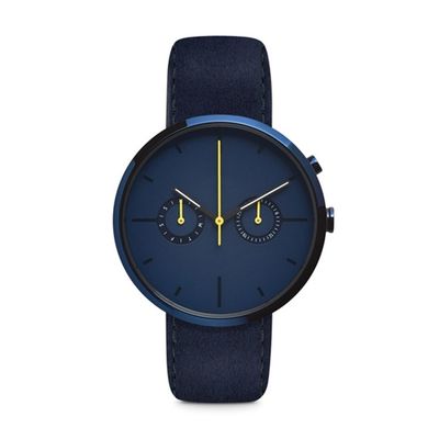 le chronographe Matte Black Wrist Watch ROHS a approuvé 5atm imperméable