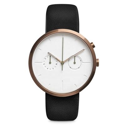 le chronographe Matte Black Wrist Watch ROHS a approuvé 5atm imperméable