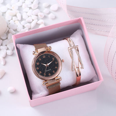 Le cadeau multifonctionnel de montre-bracelet a placé l'épaisseur de 8mm avec le cadran de Gypsophila