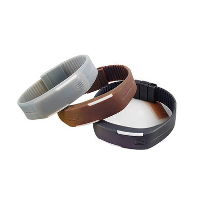 Montre analogique-numérique unisexe de bracelet d'ODM Digital de courroie de silicone de montre de sports