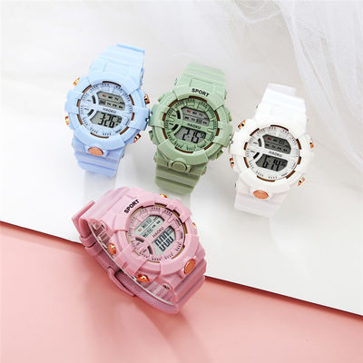 le silicone de 25.5cm a mené l'OEM électronique de montre-bracelet de sports de Digital disponible