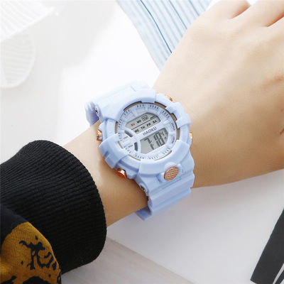 le silicone de 25.5cm a mené l'OEM électronique de montre-bracelet de sports de Digital disponible