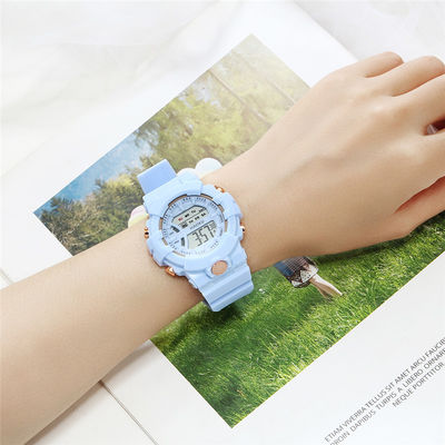 le silicone de 25.5cm a mené l'OEM électronique de montre-bracelet de sports de Digital disponible