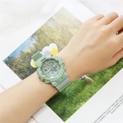 le silicone de 25.5cm a mené l'OEM électronique de montre-bracelet de sports de Digital disponible