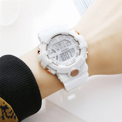 le silicone de 25.5cm a mené l'OEM électronique de montre-bracelet de sports de Digital disponible