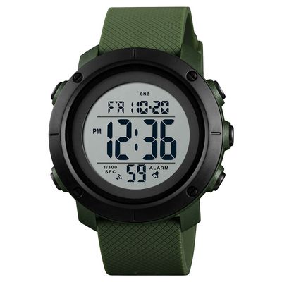Hommes de plastique de montre-bracelet de montre façonner la montre de Digital de sport de silicone