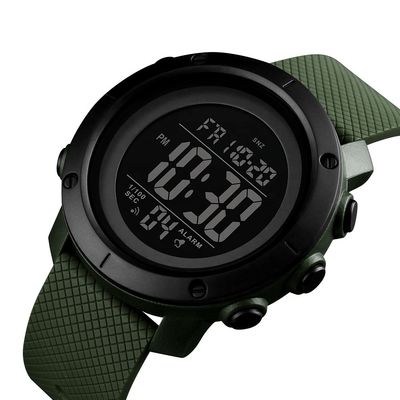 Hommes de plastique de montre-bracelet de montre façonner la montre de Digital de sport de silicone