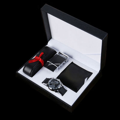 la montre du cadeau de 3 hommes de morceau a placé la taille de 16*21*5.5cm pour des affaires