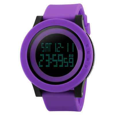 Le sport militaire observe pour façonner à silicone la montre-bracelet imperméable de LED Digital