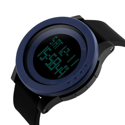 Le sport militaire observe pour façonner à silicone la montre-bracelet imperméable de LED Digital