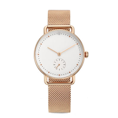 montre-bracelet Corrosionfree imperméable de quartz d'acier inoxydable de 3.2cm