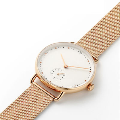 montre-bracelet Corrosionfree imperméable de quartz d'acier inoxydable de 3.2cm