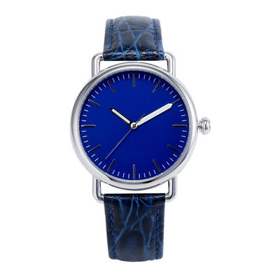 Montre d'acier inoxydable de quartz d'OEM, montre 5ATM d'acier inoxydable du Japon Movt 316l