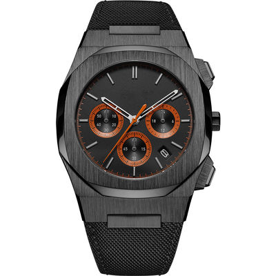 Chronographe de montre-bracelet de quartz d'acier inoxydable de SUS316L avec la batterie de SR626SW