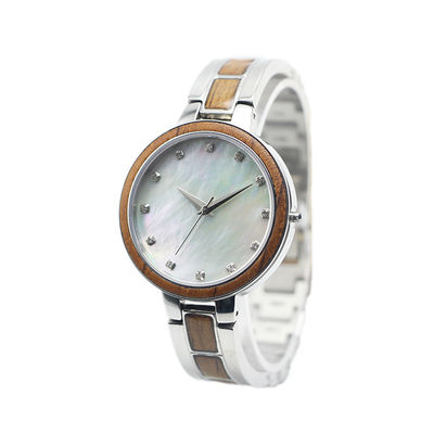 Montre unisexe de chronographe d'acier inoxydable, acier inoxydable de montre de quartz d'ODM de retour