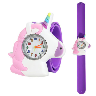 Matériel imperméable de l'épaisseur 3ATM Arcylic d'Unicorn Quartz Kids Watch 0.6cm