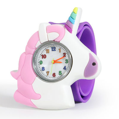 Matériel imperméable de l'épaisseur 3ATM Arcylic d'Unicorn Quartz Kids Watch 0.6cm