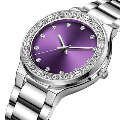 ROHS Diamond Quartz Watch véritable, Hardlex Diamond Bracelet Watch For Ladies