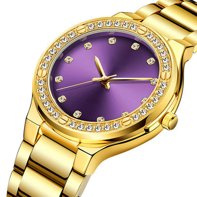 ROHS Diamond Quartz Watch véritable, Hardlex Diamond Bracelet Watch For Ladies