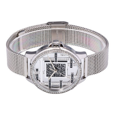 Épaisseur imperméable de la montre-bracelet 10.4mm de quartz de l'acier inoxydable 5ATM