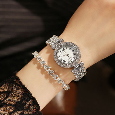 l'eau de mouvement de la montre-bracelet SL68 de quartz de femmes de 28mm clignotant plaquante