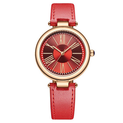 Montre imperméable 3 Pin Design de l'acier inoxydable des femmes Wearproof