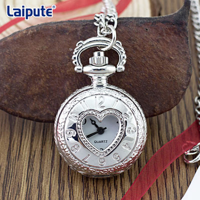ROHS a approuvé la montre de poche argentée de cru, cru lumineux Elgin Pocket Watch
